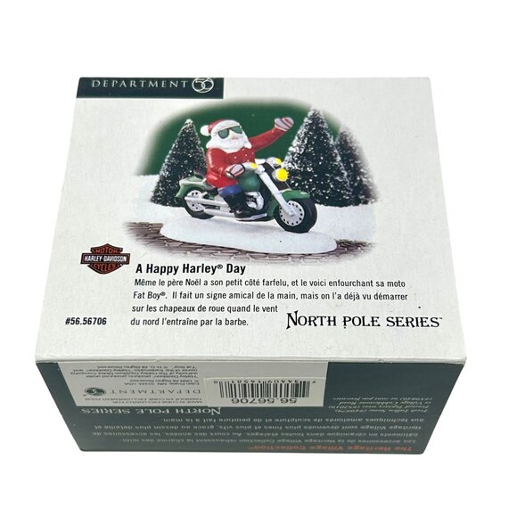 Department 56 North Pole Series "A Happy Harley Day" - Vintage - 1999 - Picture 8 of 10